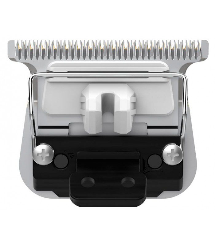 Cabeça de corte de máquina de barbear com lâminas metálicas