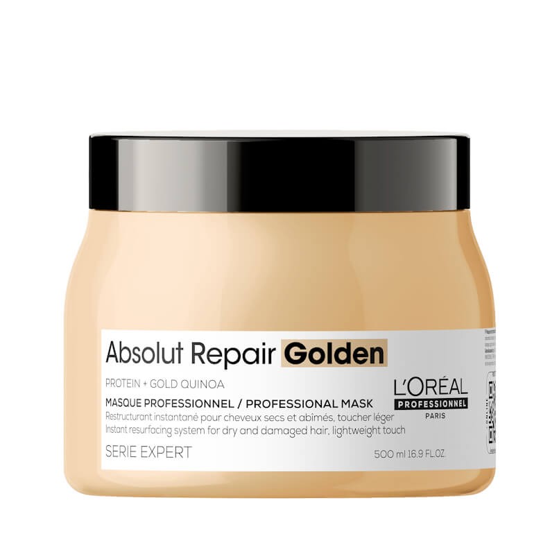 Frasco de máscara capilar L'Oréal Absolut Repair Golden