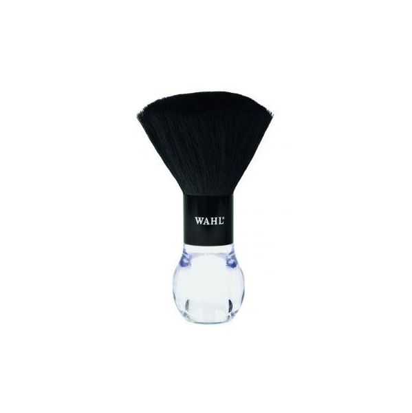 Pincel de barbear WAHL com cerdas pretas e cabo transparente