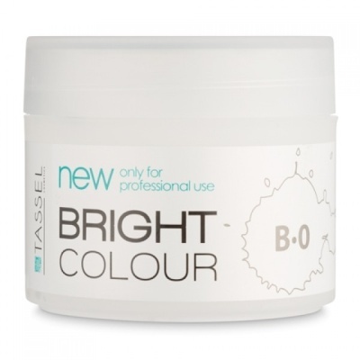 Frasco branco de plástico de produto Bright Colour para uso profissional
