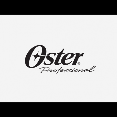 Logótipo da marca Oster Professional em preto sobre fundo branco