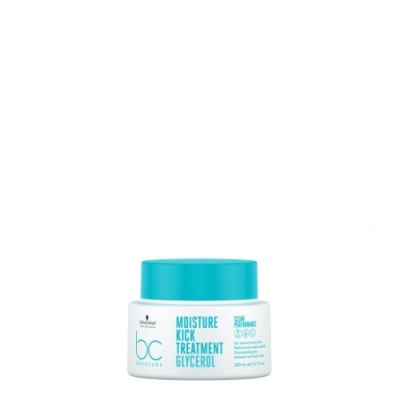 Frasco branco com tampa azul de creme hidratante Moisture Kick