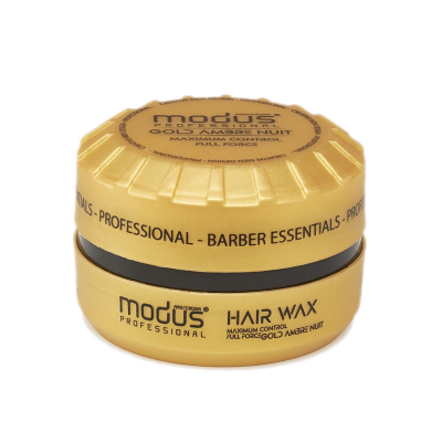 Embalagem dourada de cera para cabelo Modus Professional Hair Wax