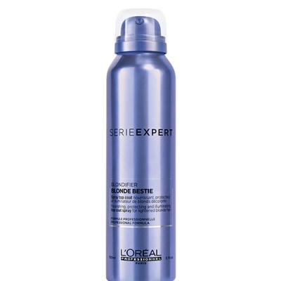 Spray cabelo L'Oréal Série Expert Blondifier Blonde Bestie azul
