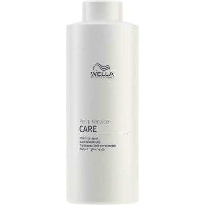 Frasco branco Wella Professionals perm service CARE