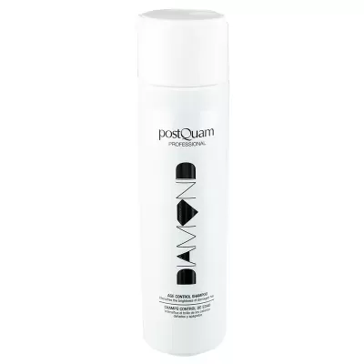 Frasco branco cilíndrico do produto DAMPIRD da postQuam Professional