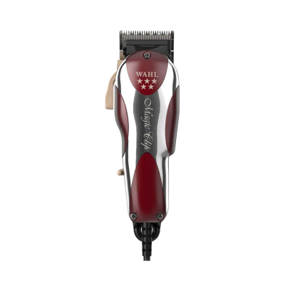 Máquina de cortar cabelo WAHL Magic Clip metal e vermelho