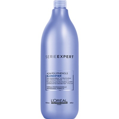 Garrafa azul metálica de champô Série Expert L'Oréal de 1000 ml