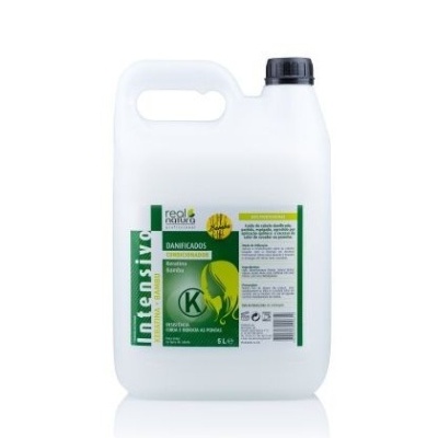 Contentor plástico branco com etiqueta verde e tampa preta