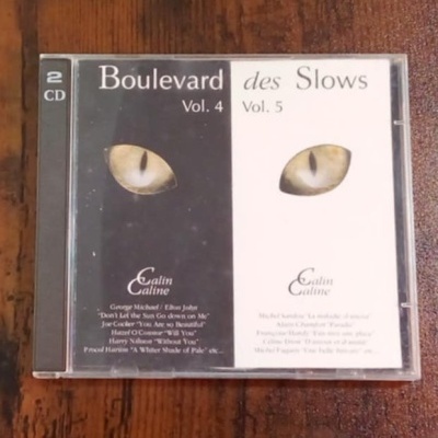 Caixa de CD dupla Boulevard Vol. 4 e des Slows Vol. 5 com olho de gato