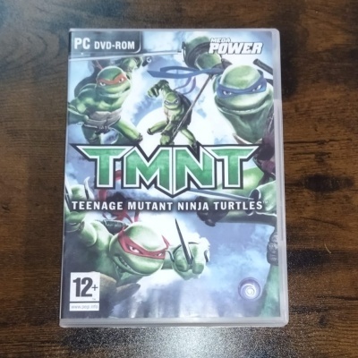 Capa de jogo TMNT Teenage Mutant Ninja Turtles para PC DVD-ROM com personagens coloridos