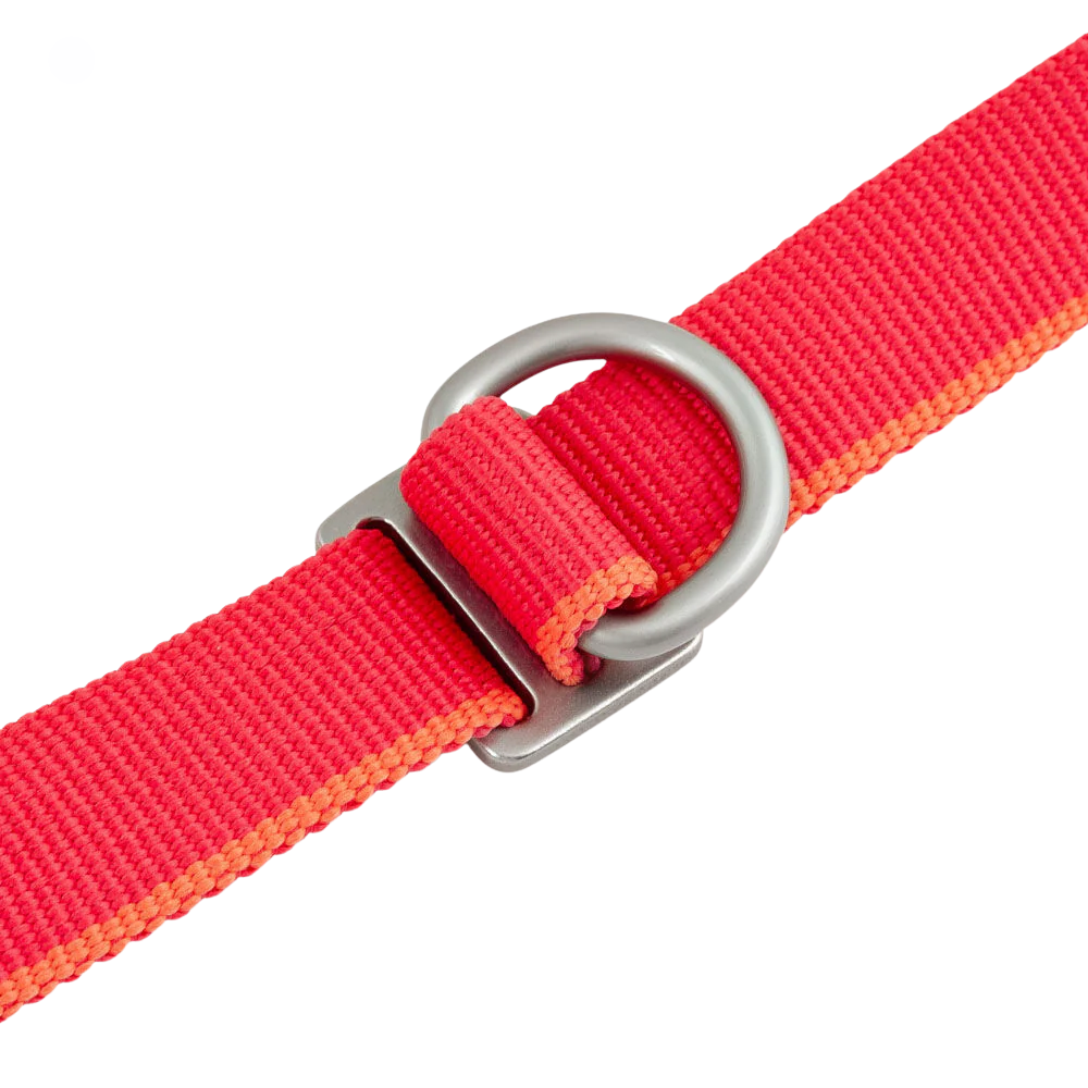 Multilong Leash II - Strawberry - Hurtta Correia vermelha com fivela metálica em forma de D