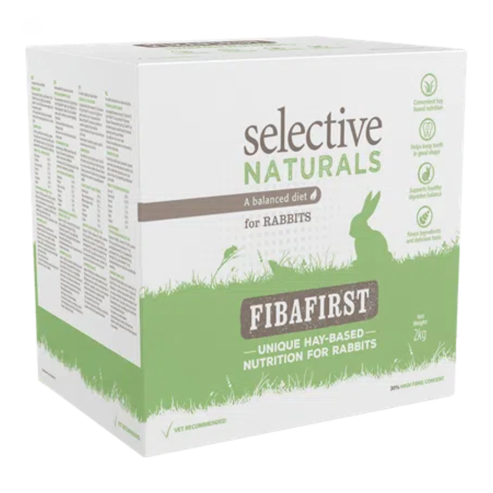 Selective Naturals Fibafirst - Coelho Caixa de alimento para coelhos Selective Naturals Fibafirst 2 kg