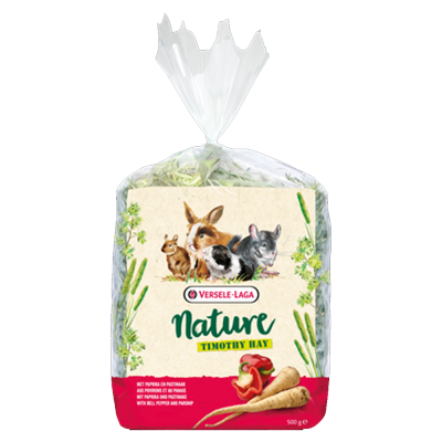 Pacote de feno Timothy para pequenos roedores Versele-Laga Nature