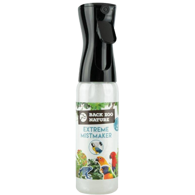 Frasco de spray misturador BACK ZOO NATURE EXTREME MISTMAKER com tampa preta e rótulo decorado