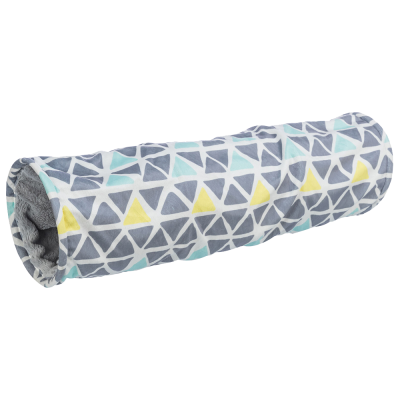 Tubo macio para animais com padrão geométrico colorido