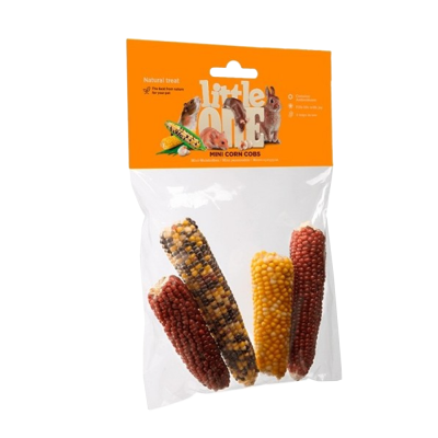 Pacote de mini espigas de milho coloridas para animais Little ONE