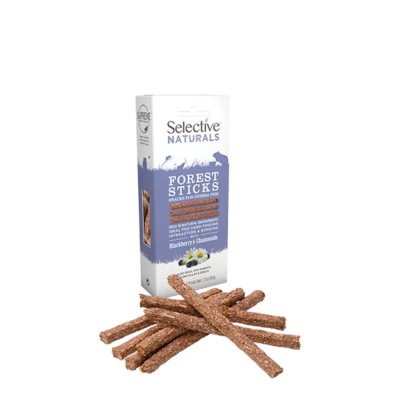 Snacks para porquinhos-da-índia Selective Naturals Forest Sticks com bastões marrons