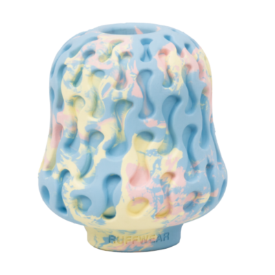 Brinquedo para cães colorido de borracha texturizada