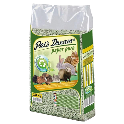 Saco de cama para animais com papel reciclado, 10 kg, marca Pet's Dream