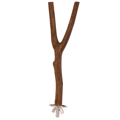 Suporte em madeira com parafuso metálico