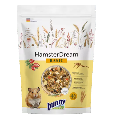 Embalagem de alimento para hamster HamsterDream BASIC da marca bunny