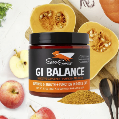 Suplemento digestivo para cães e gatos Super Snouts GI Balance