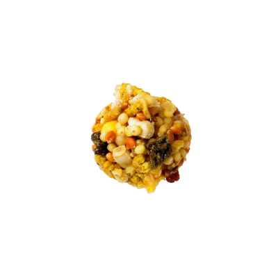 Bola de sementes coloridas para pássaros