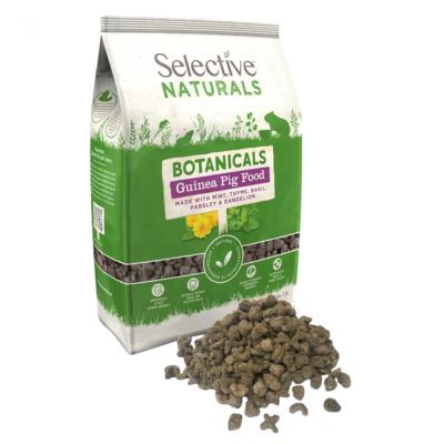Alimento Selective Naturals Botanicals para porquinho-da-índia com pellets marrons