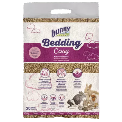 Saco de cama para animais Bunny Bedding Cosy em palha natural, 20 litros