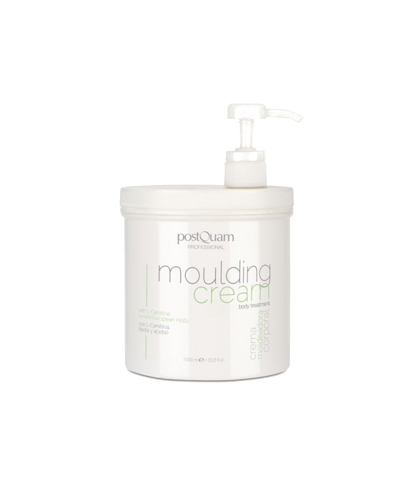 PostQuam Creme Modelador 1000ml Frasco branco com tampa de bomba de creme corporal postQuam Professional