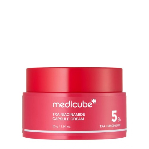 Medicube Txa Niacinamide Capsule Cream 55g Frasco vermelho de creme Medicube TXA Niacinamide