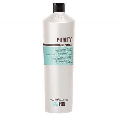 Champô KAYPRO Purity Scalp Care em garrafa branca com tampa preta