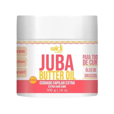 Pote de manteiga de óleo para cabelo Widi Care JUBA BUTTER OIL 500 g