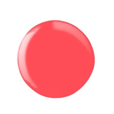 Mancha circular de cor vermelha brilhante sobre fundo branco