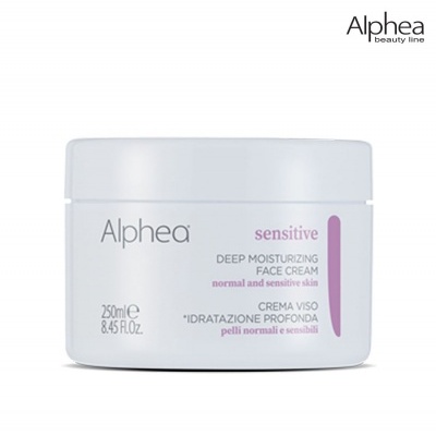Creme facial hidratante Alpheia sensitive em embalagem branca