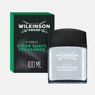 Frasco e caixa do Wilkinson Sword Classic After Shave Fragrance 100 ML