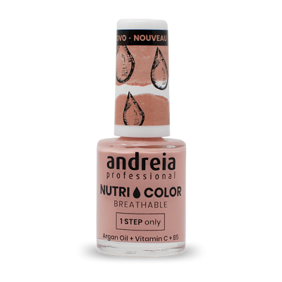 Verniz de unhas Andreia Professional Nutri Color cor rosa pastel