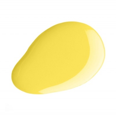 Mancha amarela de verniz ou tinta brilhante