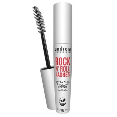 Máscara de pestanas andreia professional Rock N' Roll Lashes branca com aplicador