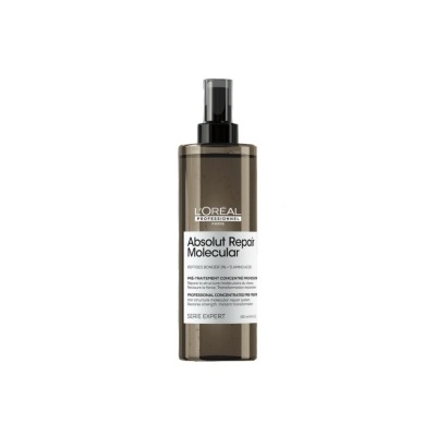 Frasco spray L'Oréal Absolut Repair Molecular castanho e preto