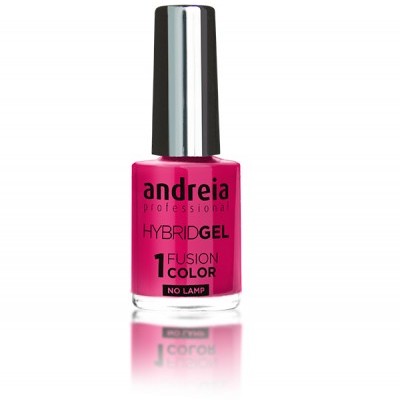 Esmalte de unhas rosa Andreia Professional HYBRIDGEL sobre fundo branco
