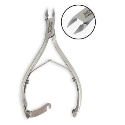 Alicate de manicure inox com ponta fina e corte preciso