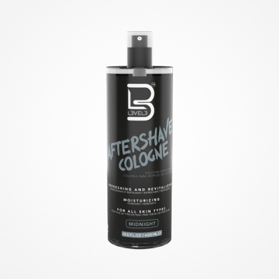 Frasco preto de spray Aftershave Cologne BLEVEL3