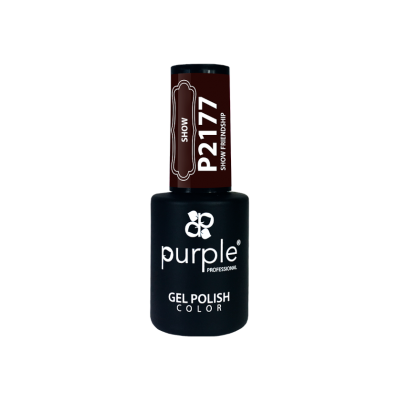 Frasco de verniz gel para unhas Purple Professional P2177 Show Raspberry