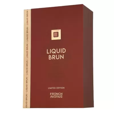 Embalagem castanho e castanho claro do produto LIQUID BRUN FRENCH AVENUE