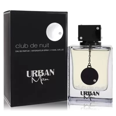 Frasco de perfume Urban Man Club de Nuit com caixa preta