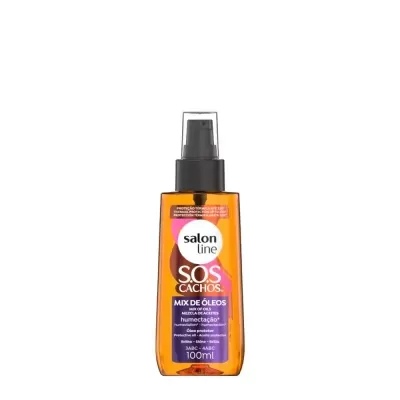 Frasco de óleo para cabelo Salon Line S.O.S Cachos Mix de Óleos 100ml