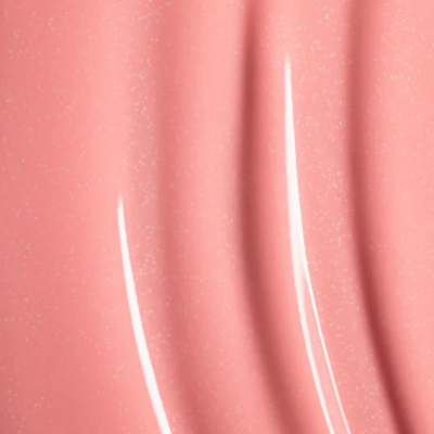 Detalhe de líquido cor de rosa com brilho e textura lisa