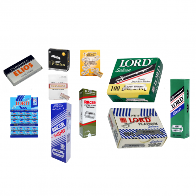 Conjunto de caixas de folhas e filtros para tabaco de várias marcas e cores.